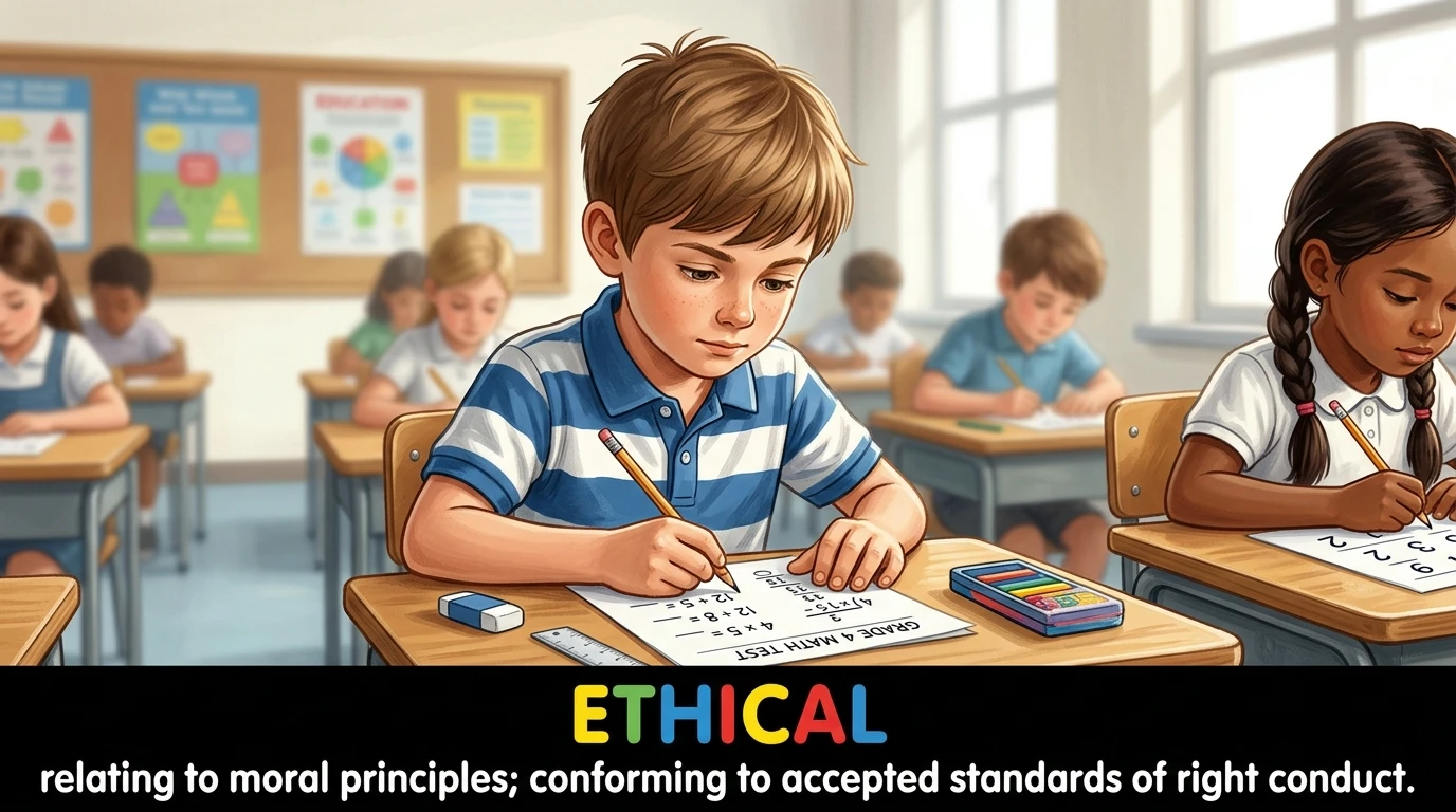 English Illustration for ethical